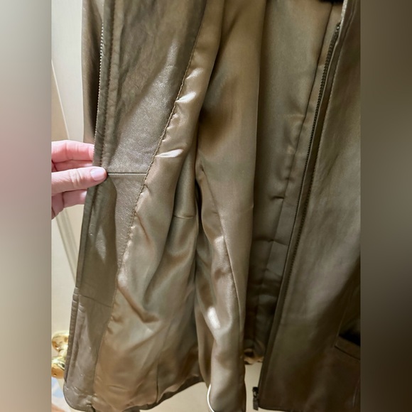 Bernardo Bronze Leather Jacket - Picture 3 of 6